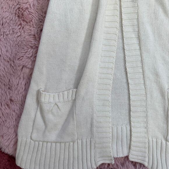 Y2k cream knit take out toggle closure cardigan - Picture 6 of 6